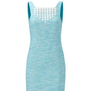Trina Turk Beaded Shift Dress